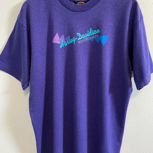 1994 Vintage Harley-Davidson Sturgis Purple Short Sleeve Tees - Picture 2 of 6